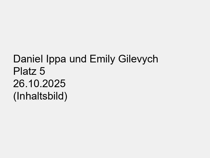Daniel Ippa und Emily Gilevych