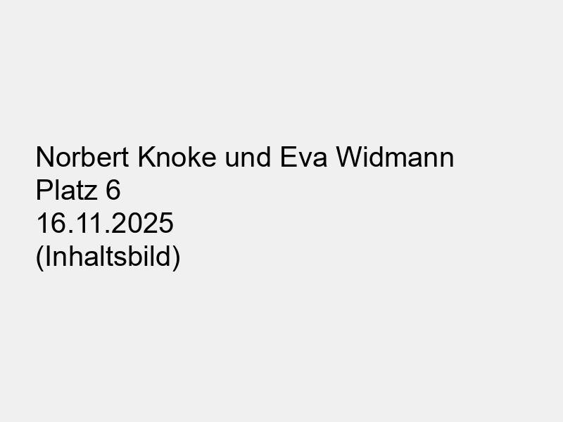 Norbert Knoke und Eva Widmann