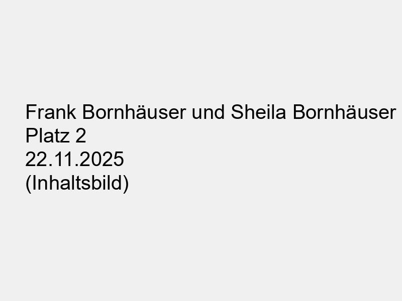 Frank Bornhäuser und Sheila Bornhäuser