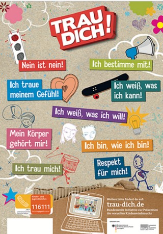 Trau Dich Plakat
